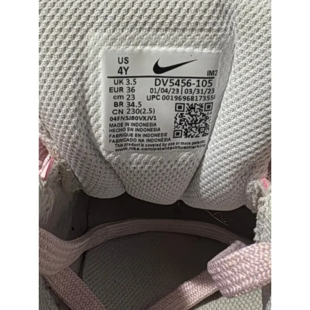 Nike Court Borough Low Recraft Big Kids GS White/Pink Foam DV5456-105 Size 4Y - Picture 4 of 4